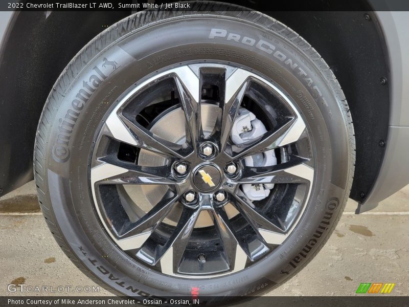 Summit White / Jet Black 2022 Chevrolet TrailBlazer LT AWD