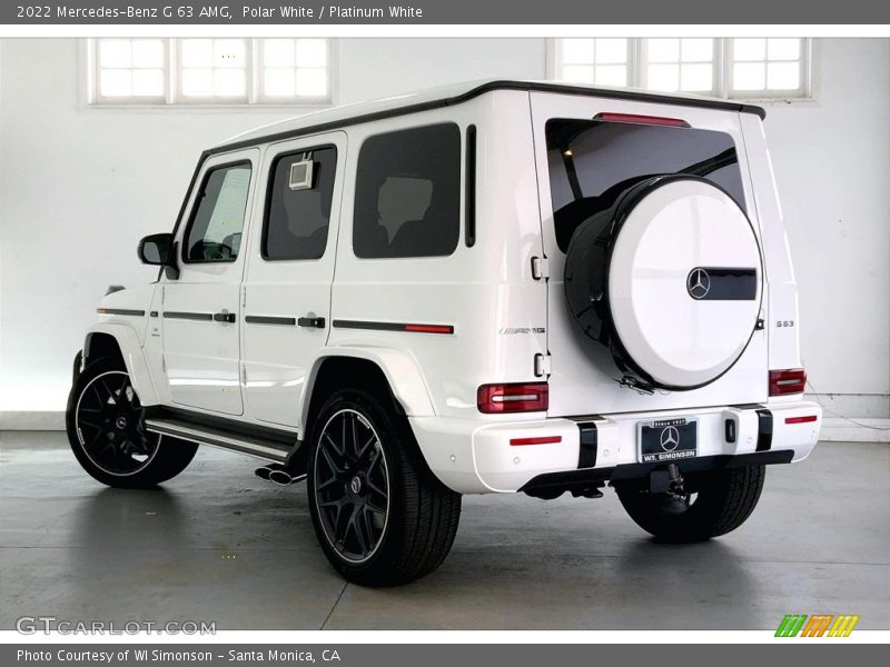 Polar White / Platinum White 2022 Mercedes-Benz G 63 AMG