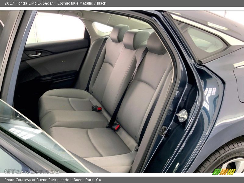Cosmic Blue Metallic / Black 2017 Honda Civic LX Sedan