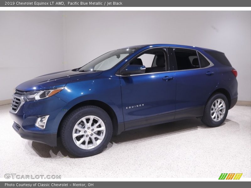 Pacific Blue Metallic / Jet Black 2019 Chevrolet Equinox LT AWD