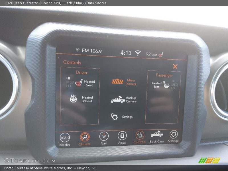 Black / Black/Dark Saddle 2020 Jeep Gladiator Rubicon 4x4