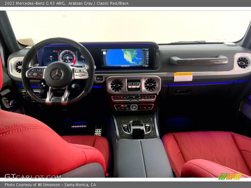 Arabian Gray / Classic Red/Black 2022 Mercedes-Benz G 63 AMG