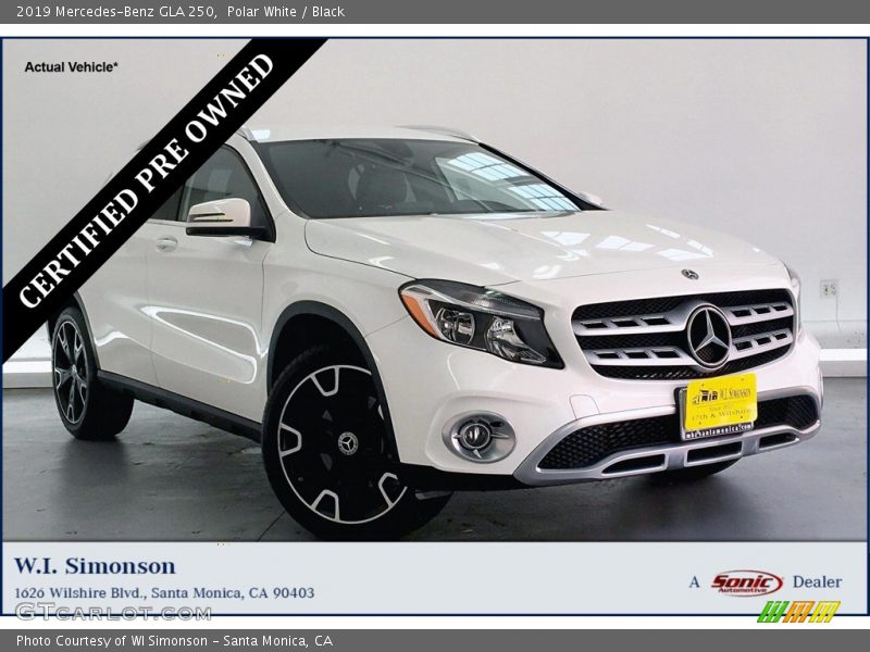 Polar White / Black 2019 Mercedes-Benz GLA 250