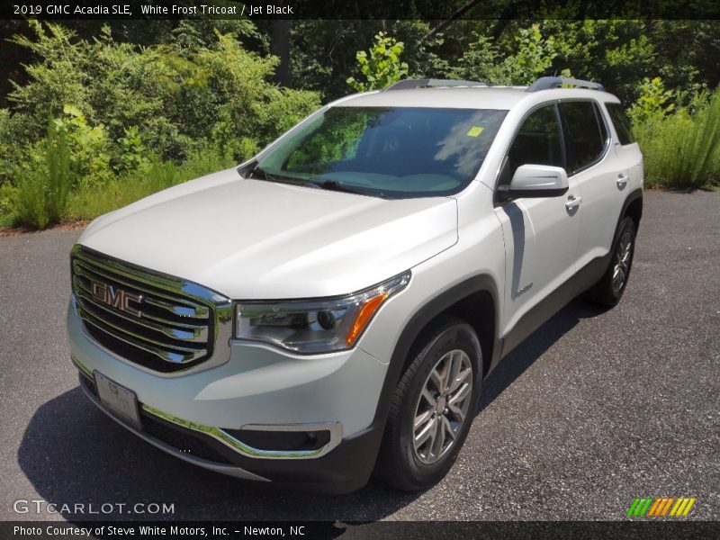 White Frost Tricoat / Jet Black 2019 GMC Acadia SLE