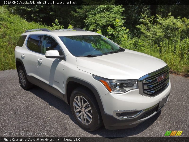 White Frost Tricoat / Jet Black 2019 GMC Acadia SLE