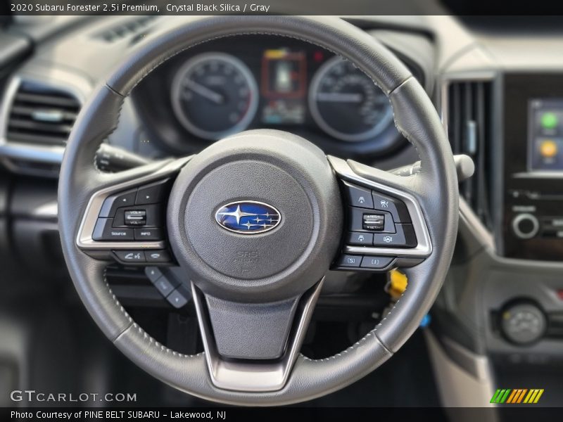 Crystal Black Silica / Gray 2020 Subaru Forester 2.5i Premium