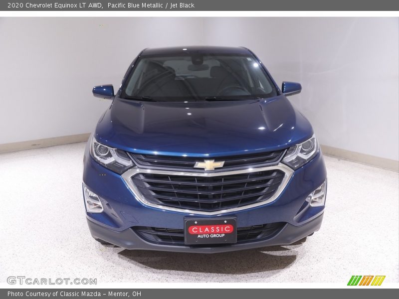 Pacific Blue Metallic / Jet Black 2020 Chevrolet Equinox LT AWD