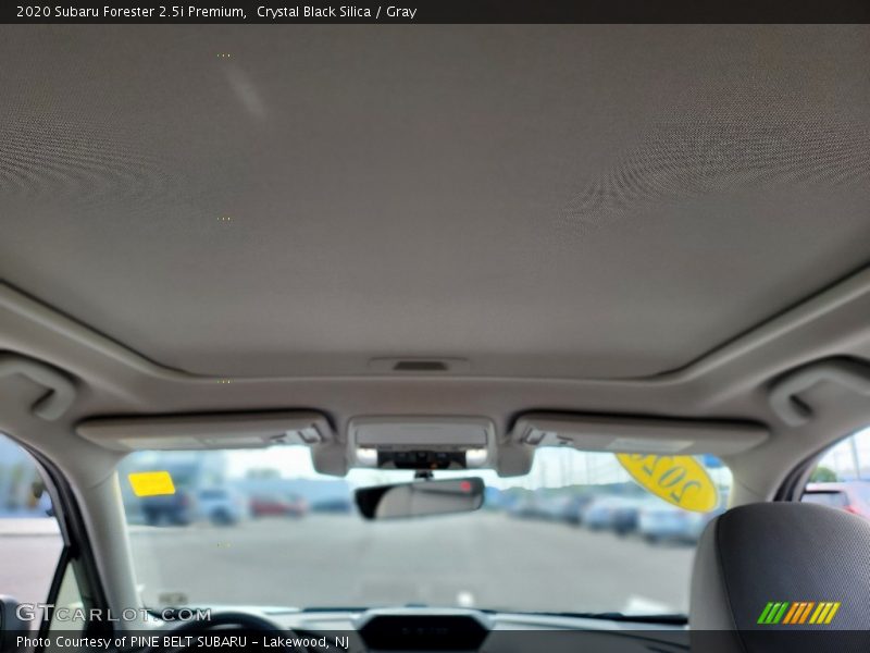 Crystal Black Silica / Gray 2020 Subaru Forester 2.5i Premium