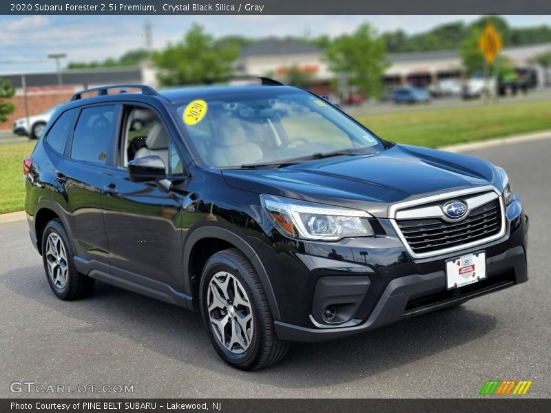 Crystal Black Silica / Gray 2020 Subaru Forester 2.5i Premium