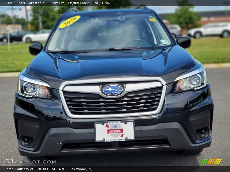 Crystal Black Silica / Gray 2020 Subaru Forester 2.5i Premium