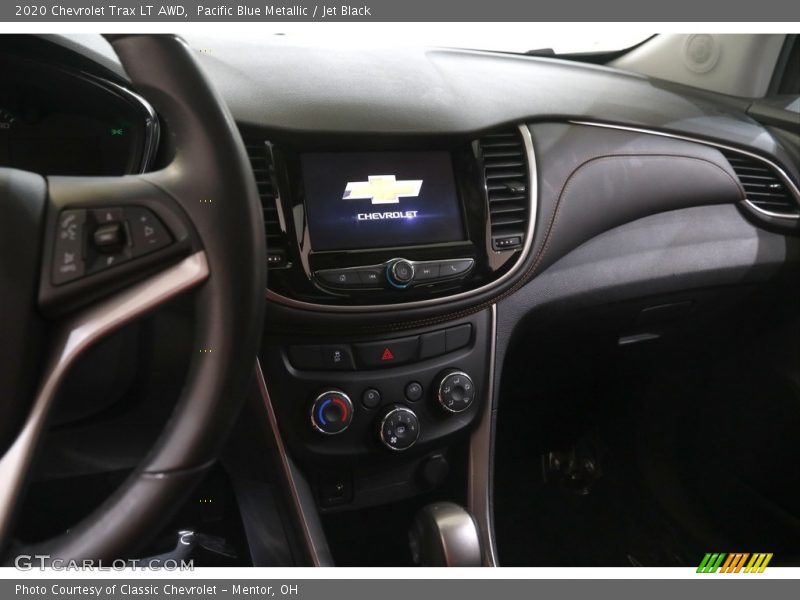 Pacific Blue Metallic / Jet Black 2020 Chevrolet Trax LT AWD