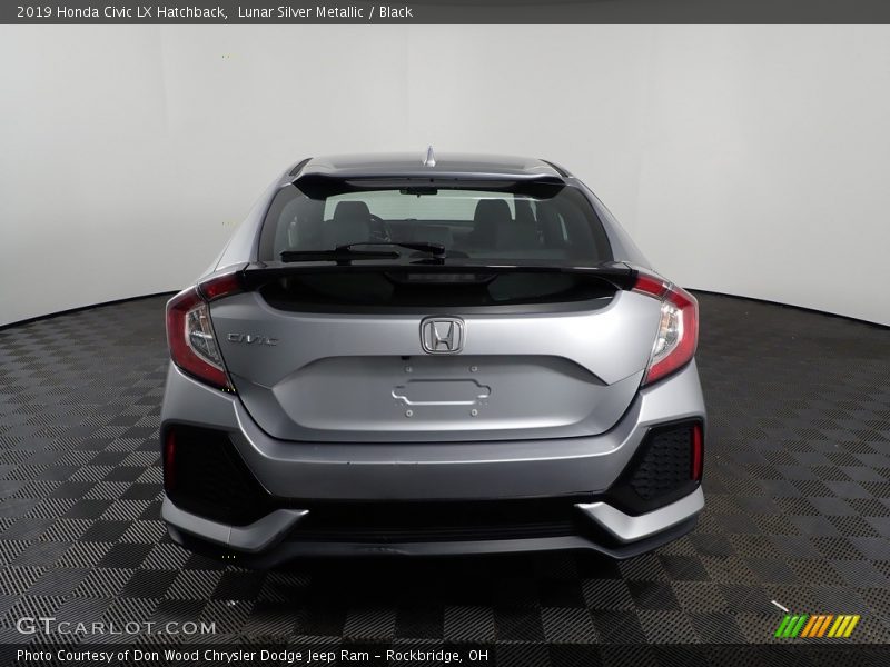 Lunar Silver Metallic / Black 2019 Honda Civic LX Hatchback