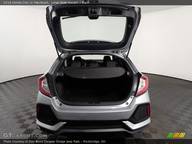 Lunar Silver Metallic / Black 2019 Honda Civic LX Hatchback