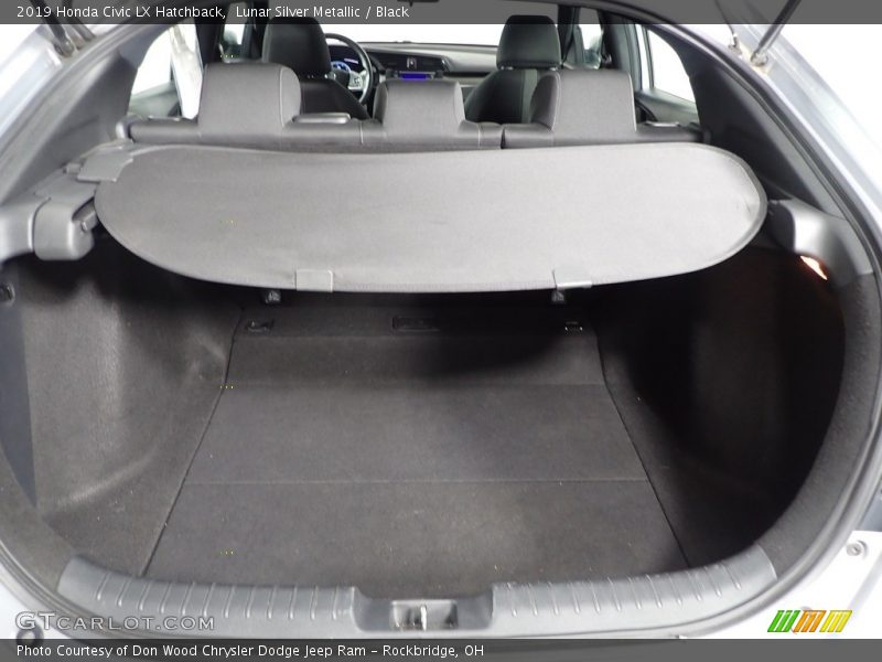 Lunar Silver Metallic / Black 2019 Honda Civic LX Hatchback