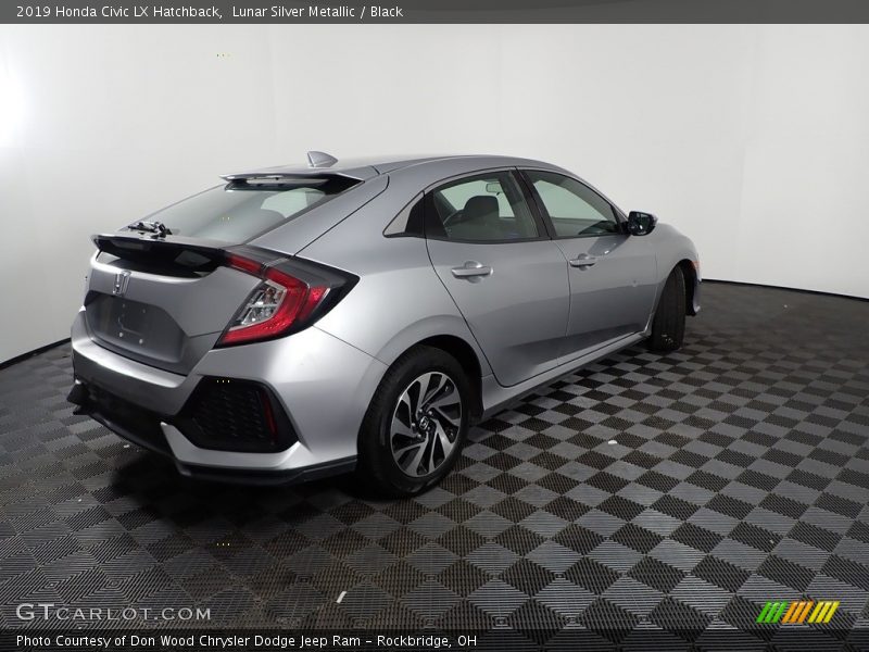 Lunar Silver Metallic / Black 2019 Honda Civic LX Hatchback