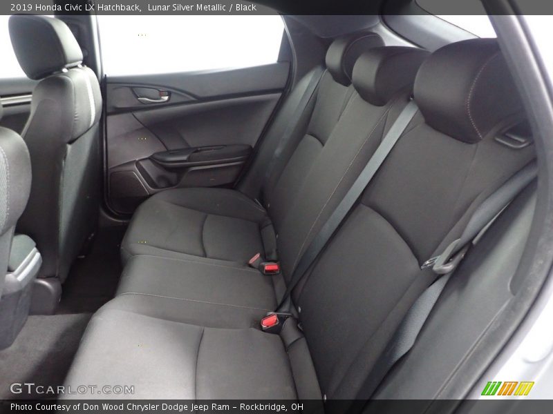 Lunar Silver Metallic / Black 2019 Honda Civic LX Hatchback