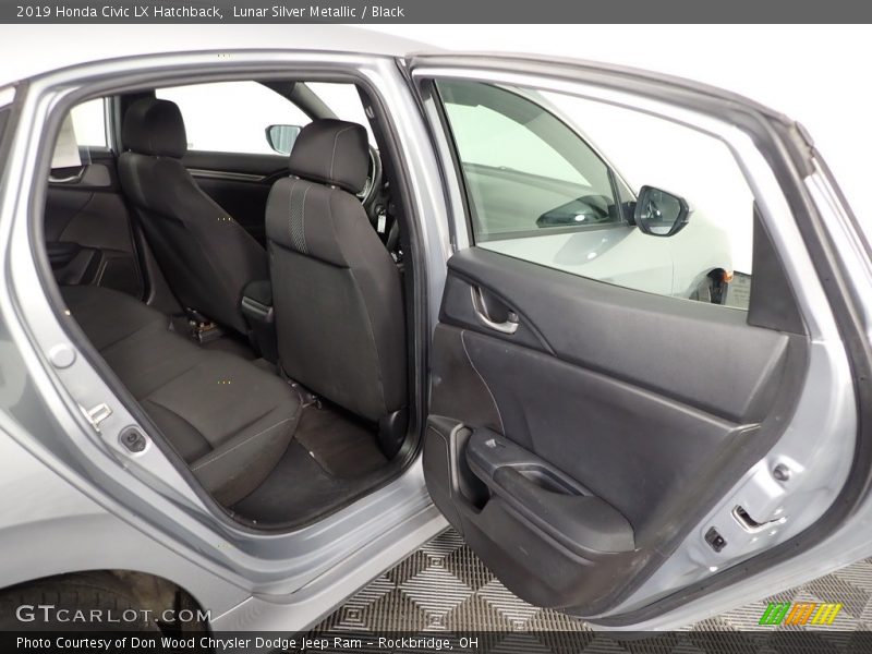 Lunar Silver Metallic / Black 2019 Honda Civic LX Hatchback