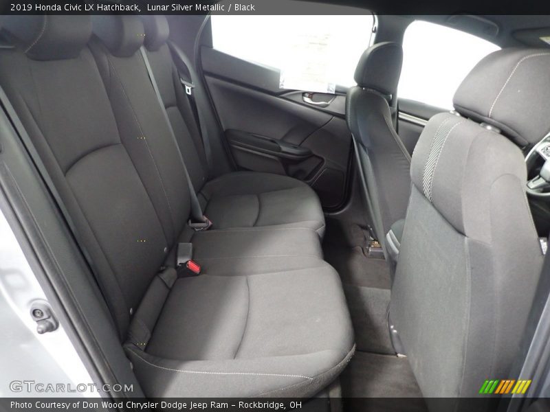 Lunar Silver Metallic / Black 2019 Honda Civic LX Hatchback