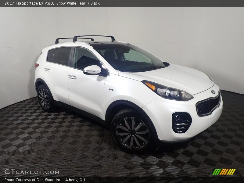 Snow White Pearl / Black 2017 Kia Sportage EX AWD