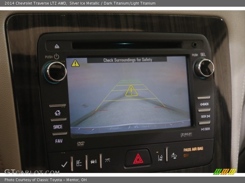 Silver Ice Metallic / Dark Titanium/Light Titanium 2014 Chevrolet Traverse LTZ AWD