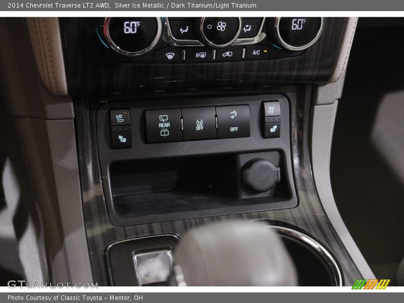 Silver Ice Metallic / Dark Titanium/Light Titanium 2014 Chevrolet Traverse LTZ AWD