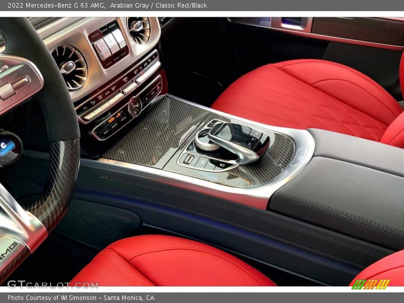 Arabian Gray / Classic Red/Black 2022 Mercedes-Benz G 63 AMG