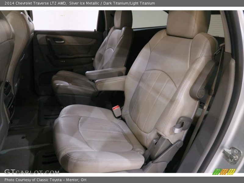 Silver Ice Metallic / Dark Titanium/Light Titanium 2014 Chevrolet Traverse LTZ AWD