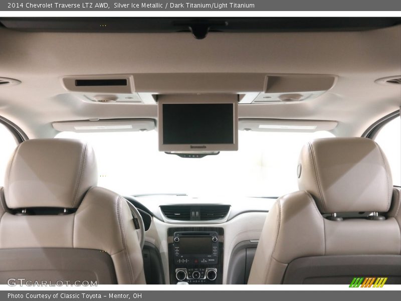 Silver Ice Metallic / Dark Titanium/Light Titanium 2014 Chevrolet Traverse LTZ AWD