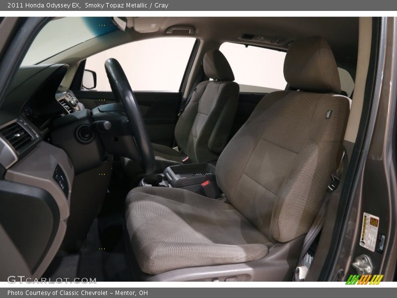 Smoky Topaz Metallic / Gray 2011 Honda Odyssey EX