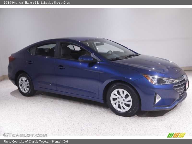 Lakeside Blue / Gray 2019 Hyundai Elantra SE