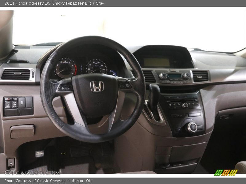 Smoky Topaz Metallic / Gray 2011 Honda Odyssey EX