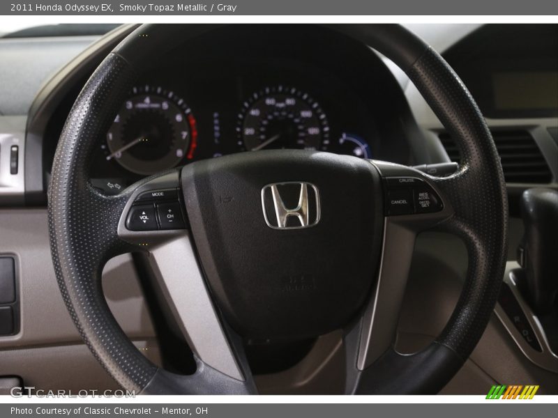 Smoky Topaz Metallic / Gray 2011 Honda Odyssey EX