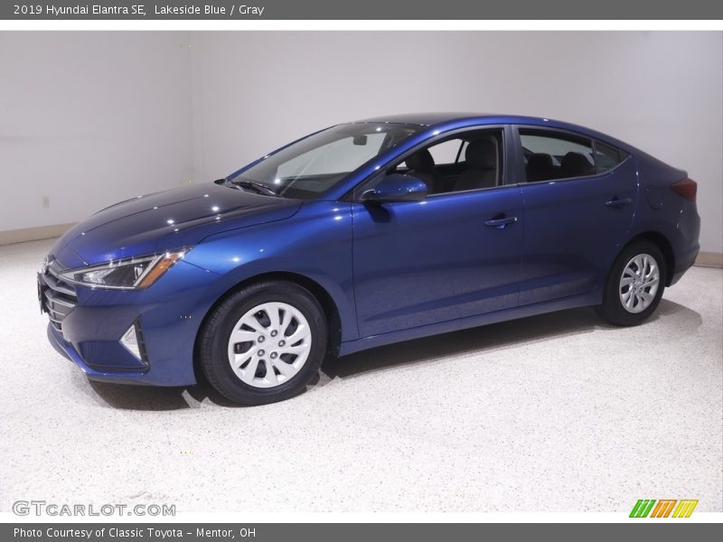 Lakeside Blue / Gray 2019 Hyundai Elantra SE