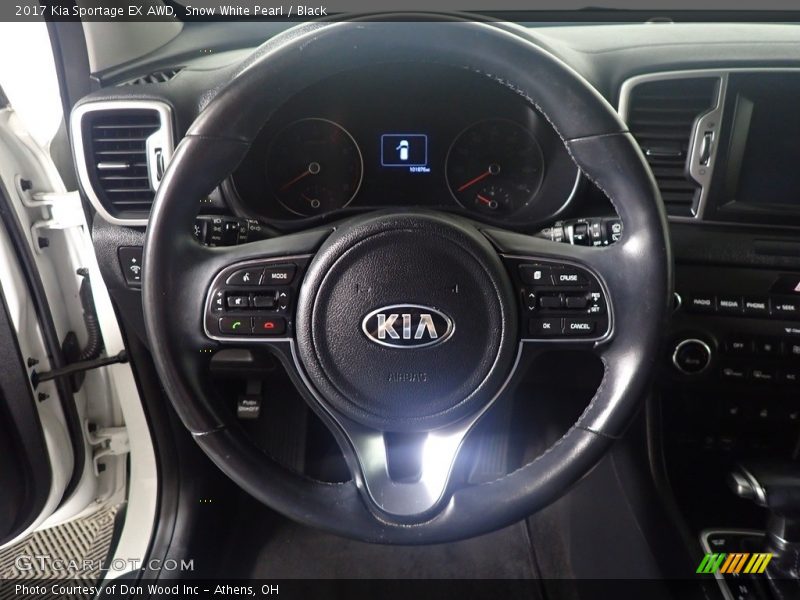 Snow White Pearl / Black 2017 Kia Sportage EX AWD