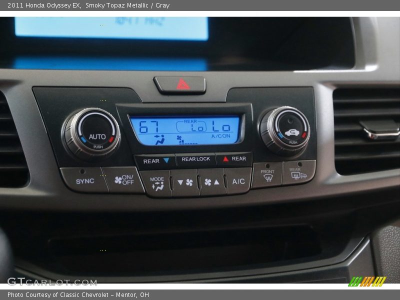 Smoky Topaz Metallic / Gray 2011 Honda Odyssey EX