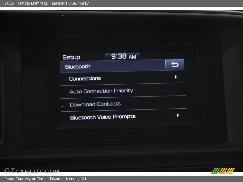 Lakeside Blue / Gray 2019 Hyundai Elantra SE
