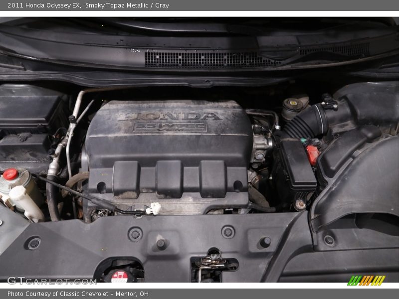 Smoky Topaz Metallic / Gray 2011 Honda Odyssey EX