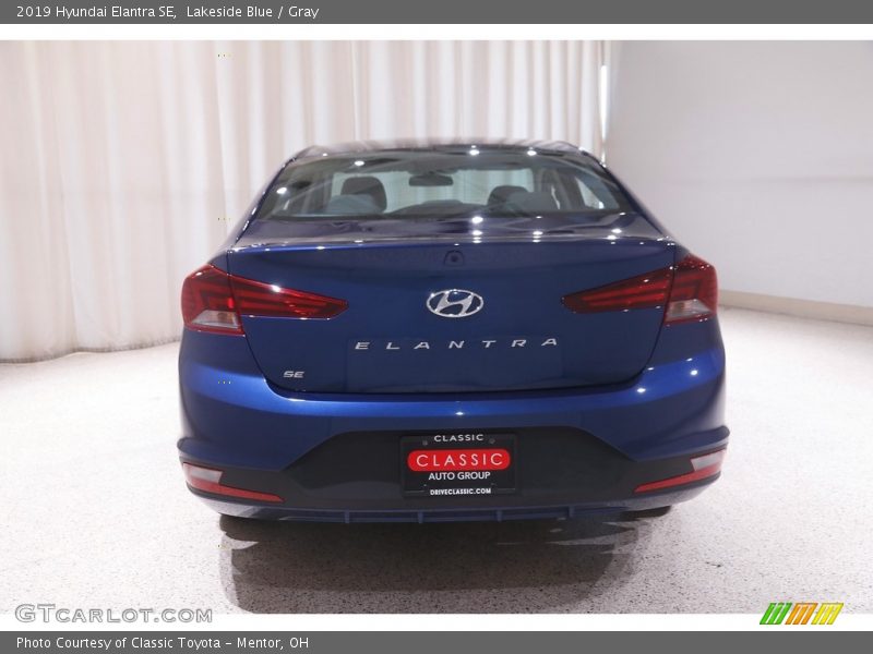 Lakeside Blue / Gray 2019 Hyundai Elantra SE