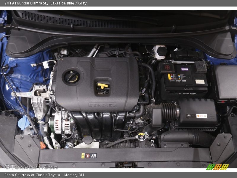 Lakeside Blue / Gray 2019 Hyundai Elantra SE