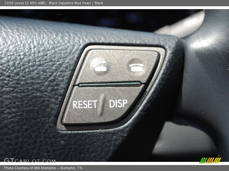 Black Sapphire Blue Pearl / Black 2009 Lexus LS 460 AWD