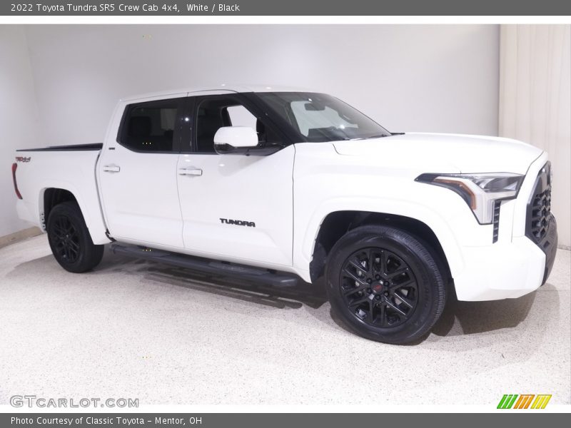 White / Black 2022 Toyota Tundra SR5 Crew Cab 4x4
