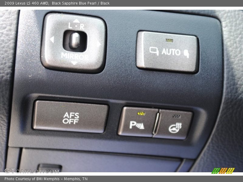 Black Sapphire Blue Pearl / Black 2009 Lexus LS 460 AWD