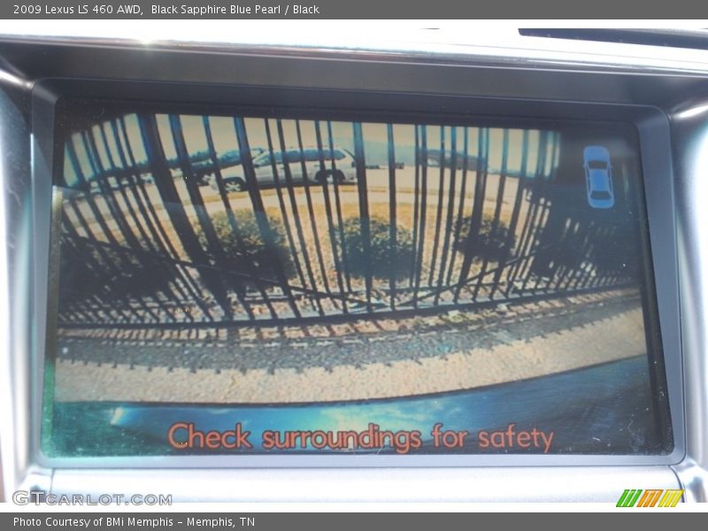 Black Sapphire Blue Pearl / Black 2009 Lexus LS 460 AWD