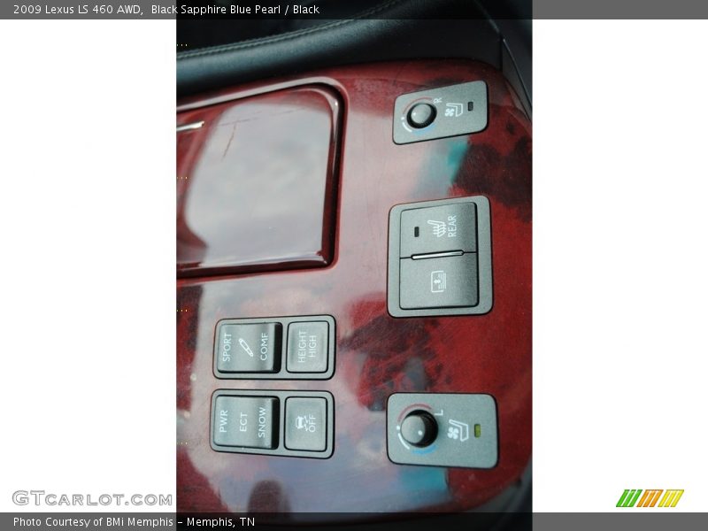 Black Sapphire Blue Pearl / Black 2009 Lexus LS 460 AWD