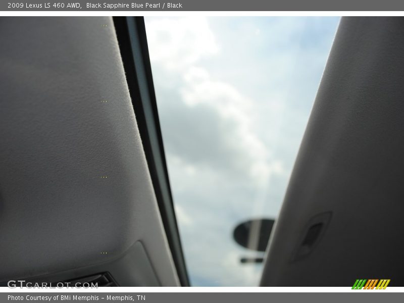 Black Sapphire Blue Pearl / Black 2009 Lexus LS 460 AWD