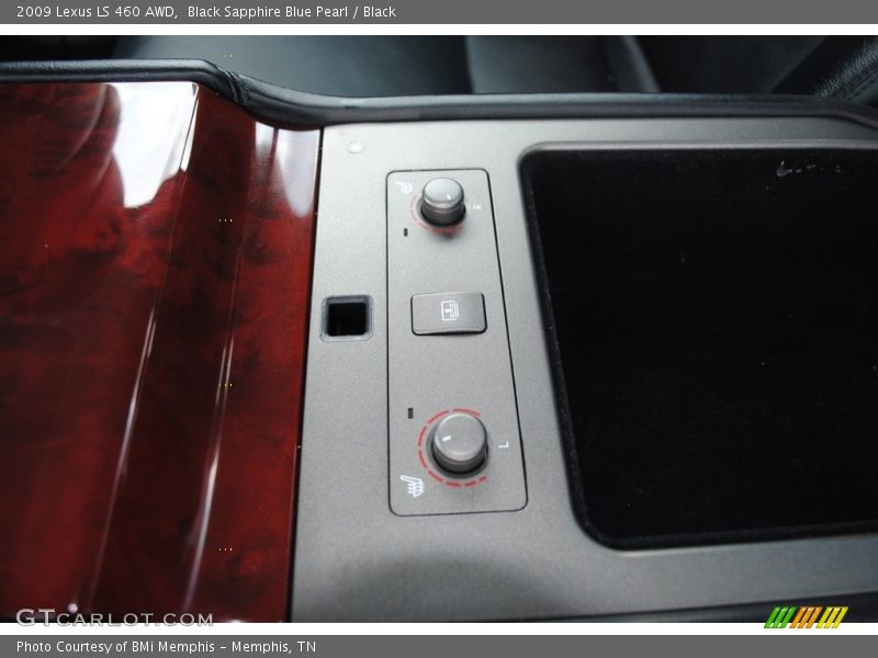 Black Sapphire Blue Pearl / Black 2009 Lexus LS 460 AWD