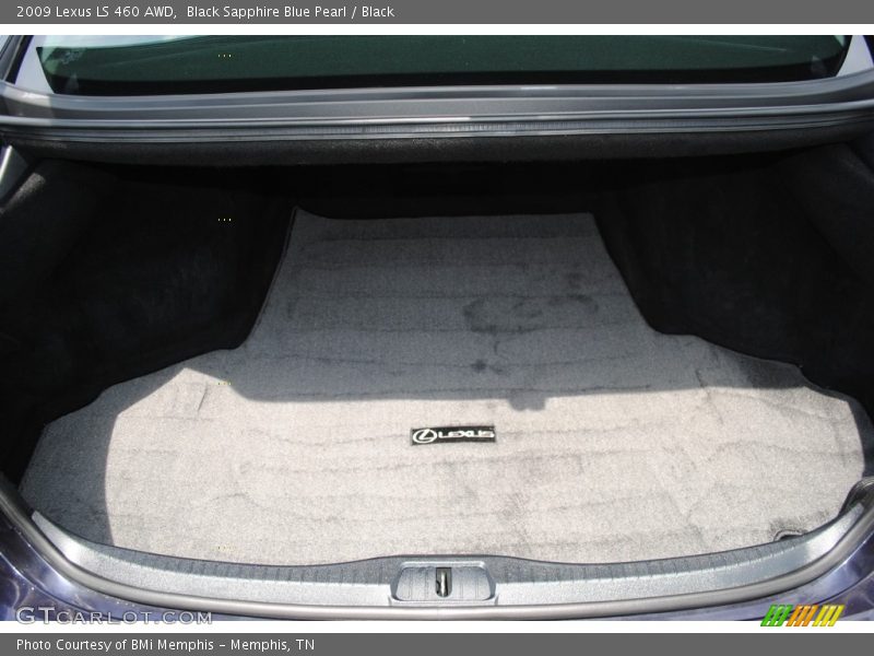 Black Sapphire Blue Pearl / Black 2009 Lexus LS 460 AWD