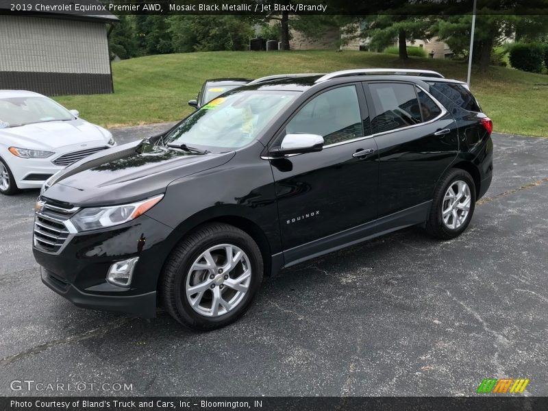 Mosaic Black Metallic / Jet Black/Brandy 2019 Chevrolet Equinox Premier AWD