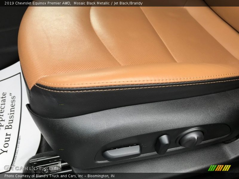 Mosaic Black Metallic / Jet Black/Brandy 2019 Chevrolet Equinox Premier AWD