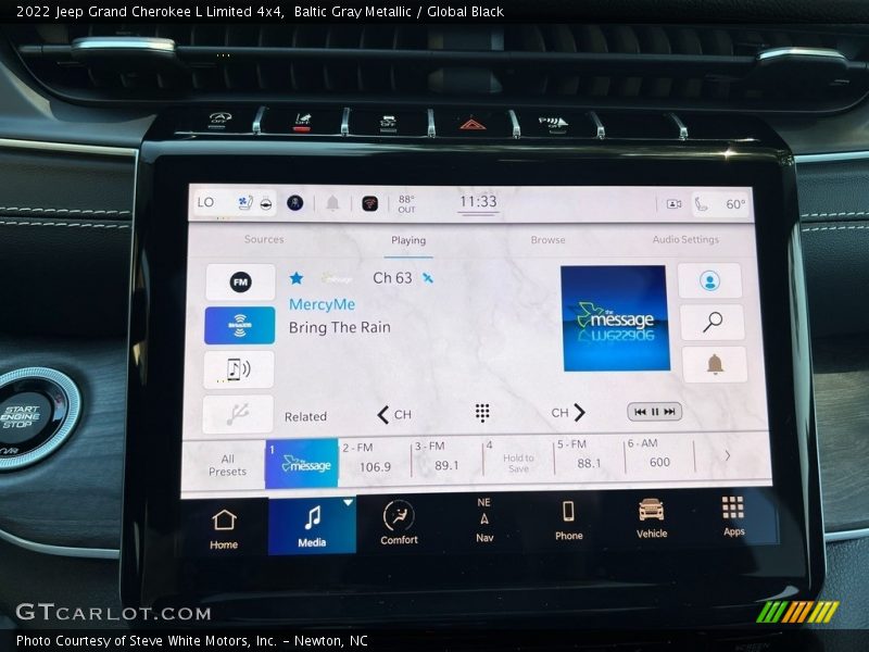 Baltic Gray Metallic / Global Black 2022 Jeep Grand Cherokee L Limited 4x4